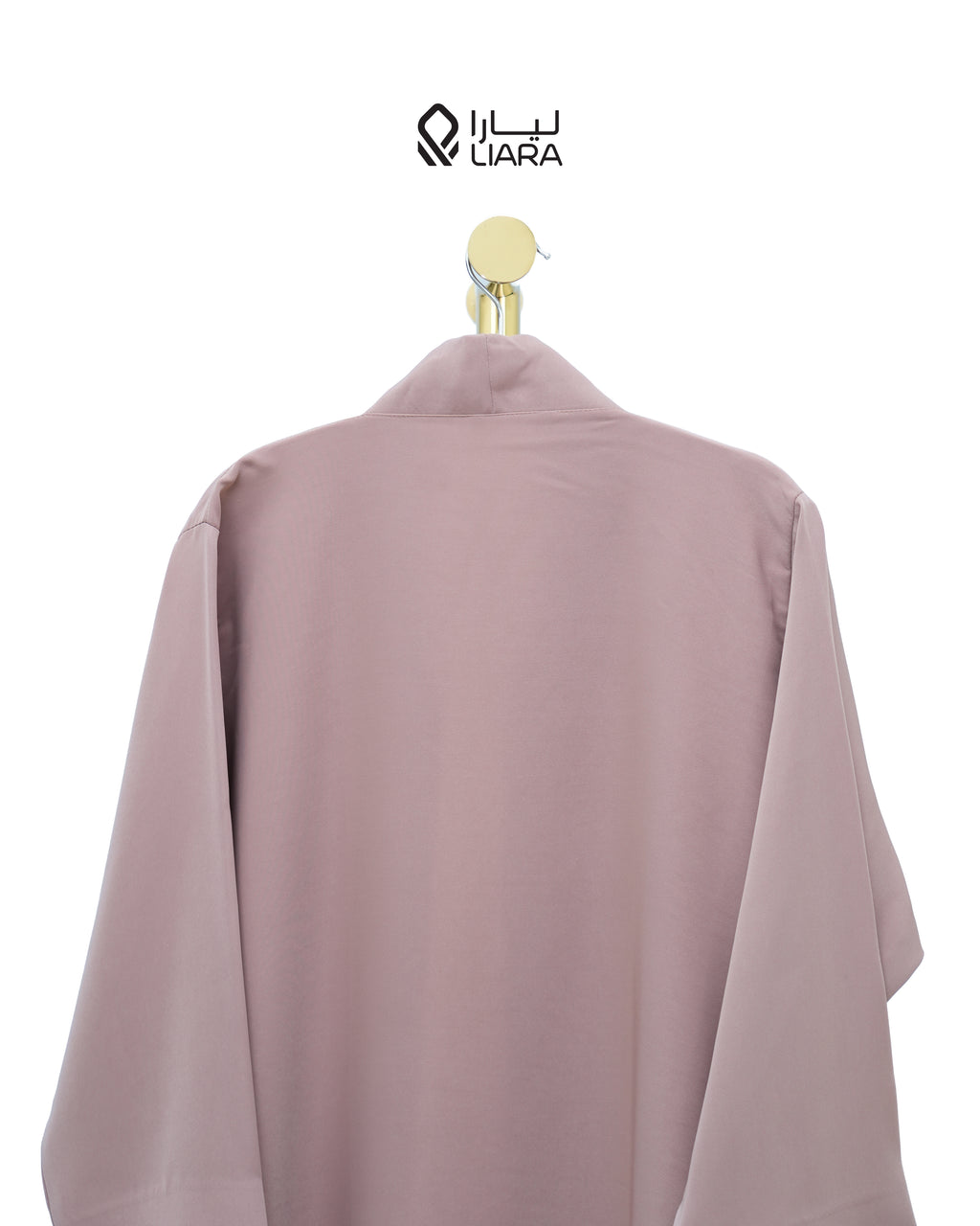 Liara Dusty Pink Coat Abaya