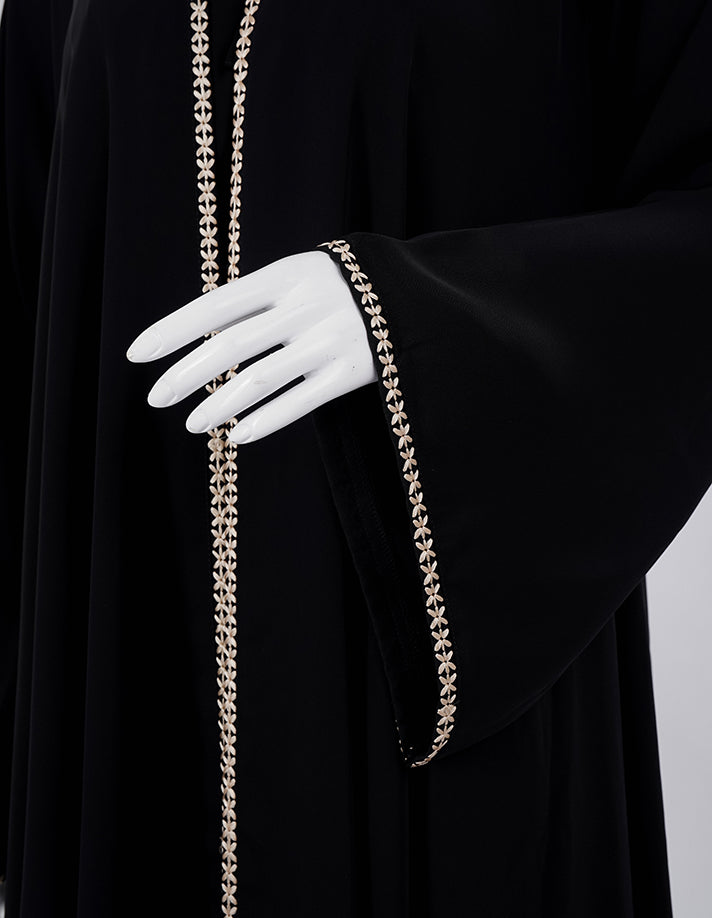 Liara Noor Trim Open Abaya