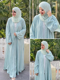 Liara Plain Colour Abaya