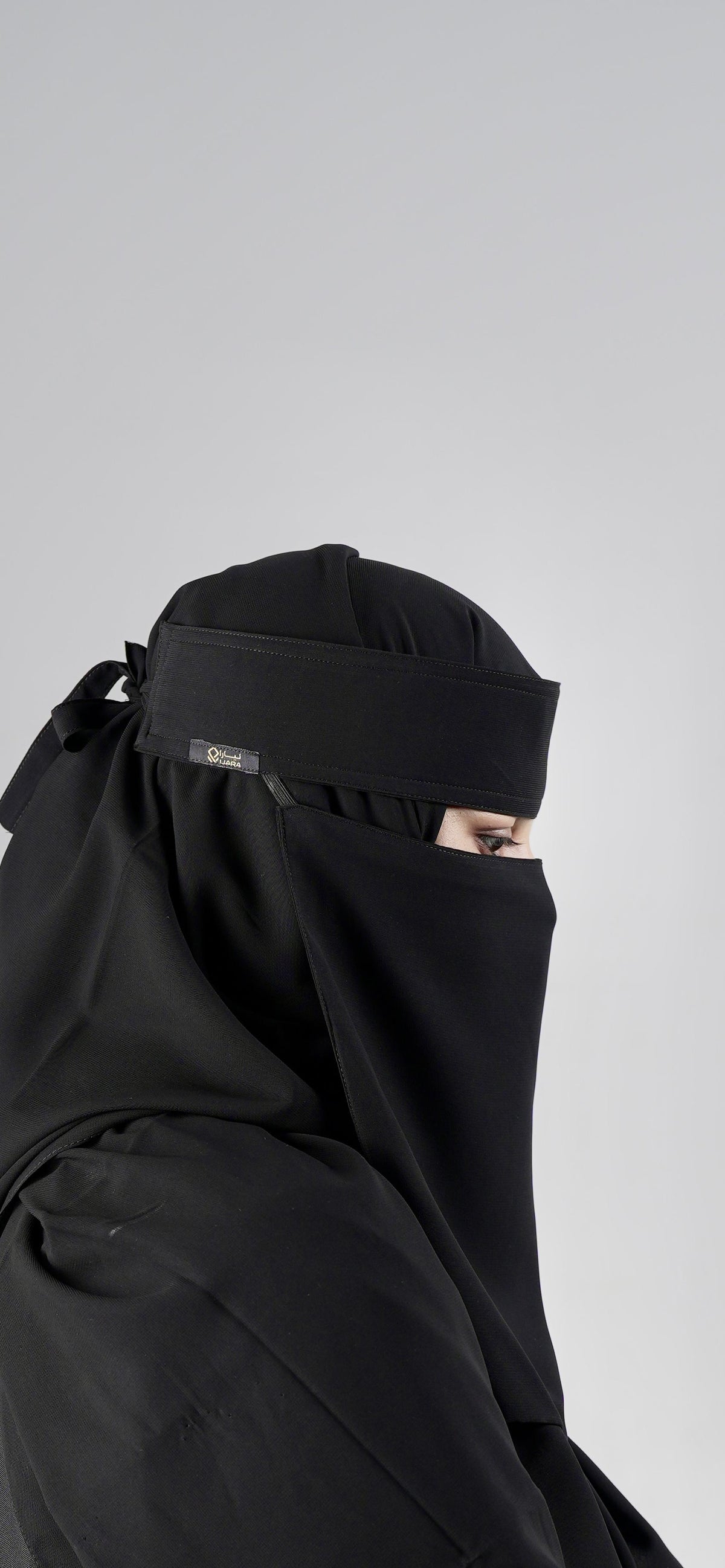 Liara Large Niqab – 11 Inch Length