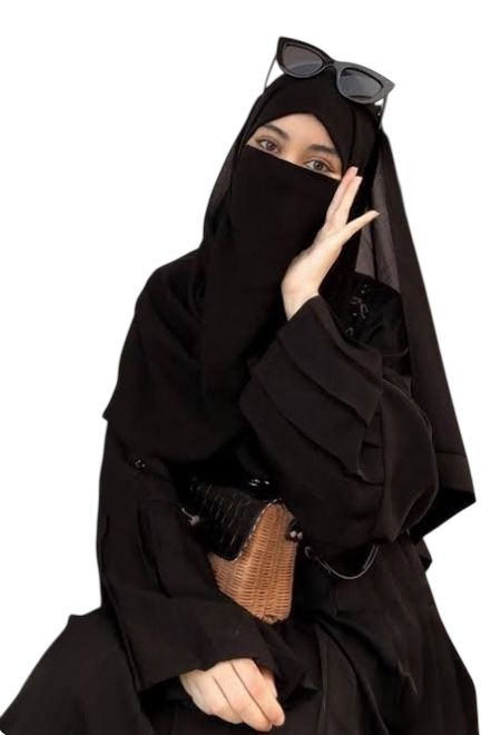 Liara Half Niqab – 6 Inch Length