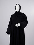 Liara Ornate Embroidered Chest-Panel Abaya