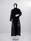 Midnight Blossom Abaya