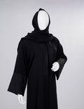 Noir Classic Embroidered Abaya