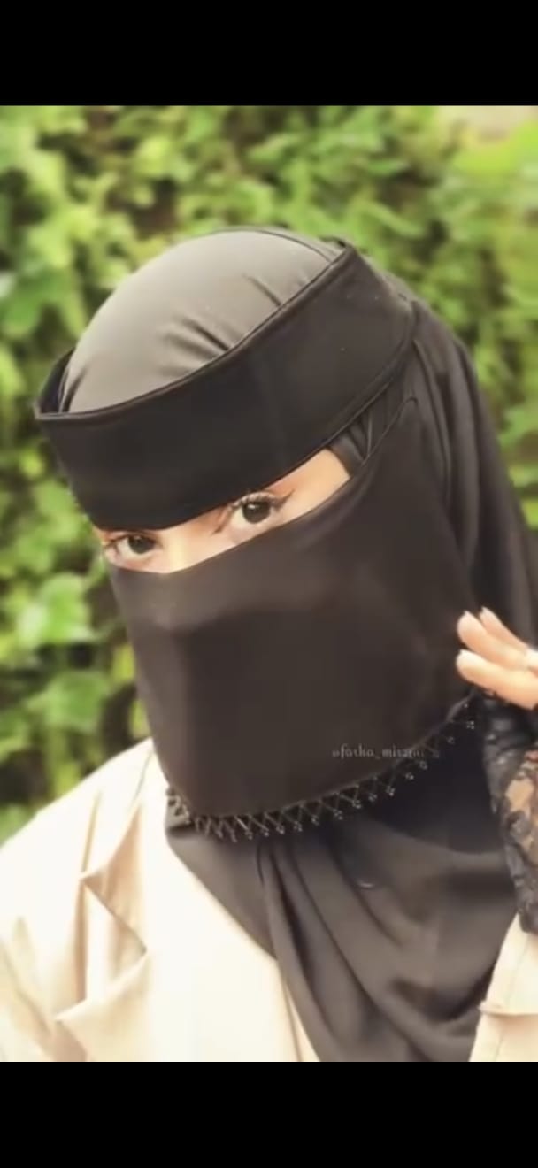 Liara Stone Work XS Niqab – 5 Inch Length
