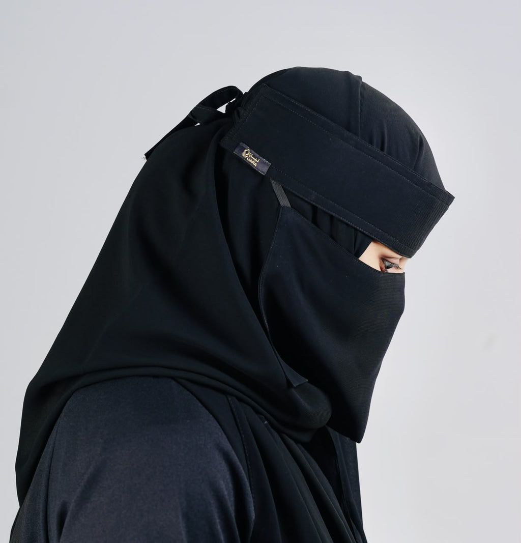 Liara Mini Small Niqab – 6 Inch Length