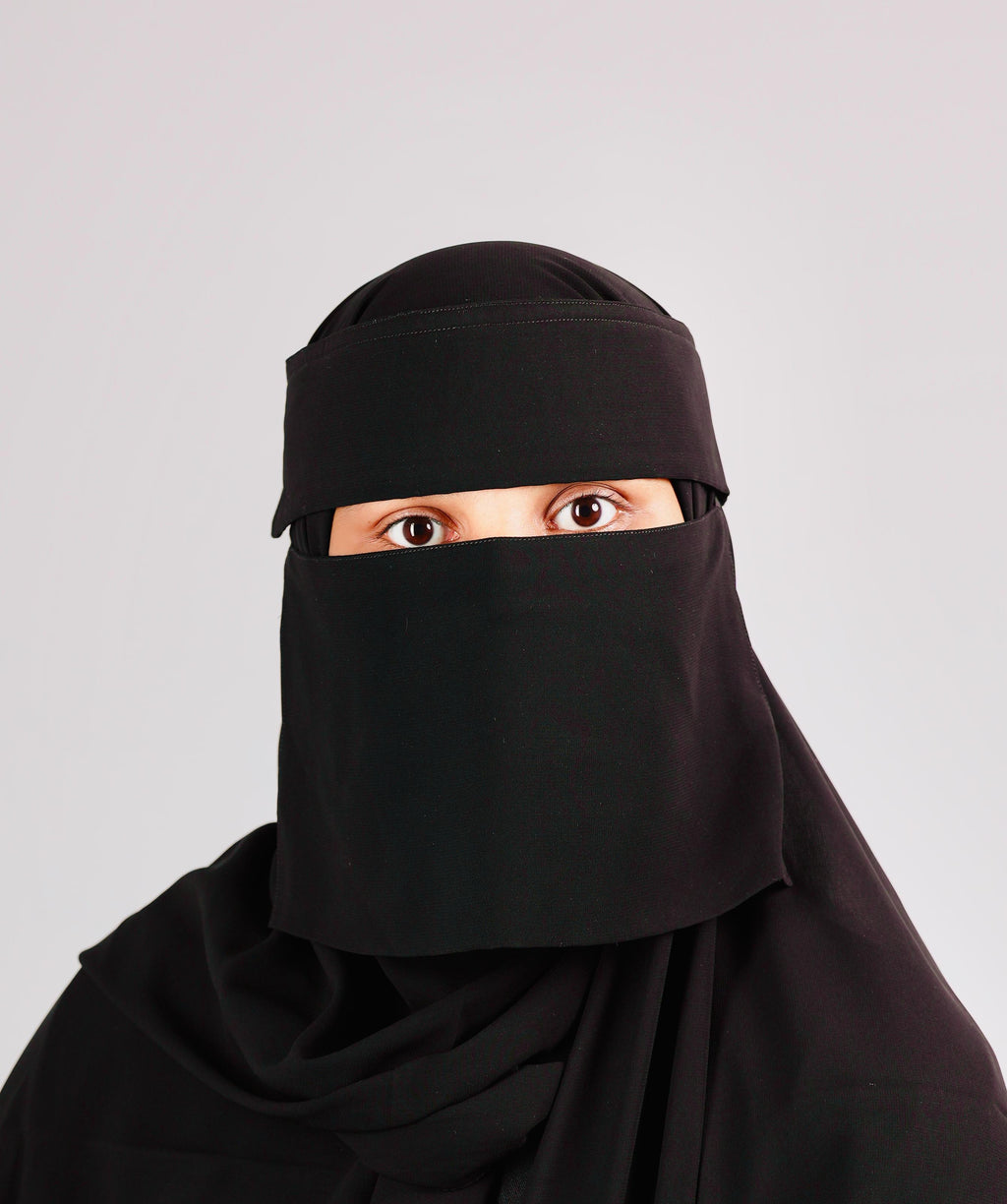 Liara Mini Small Flap Niqab – 6 Inch Length