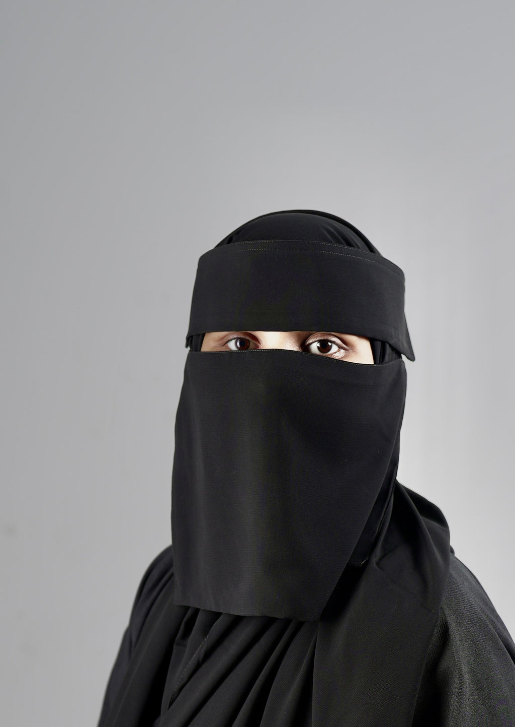 Liara Small Size Flap Niqab – 8 Inch Length