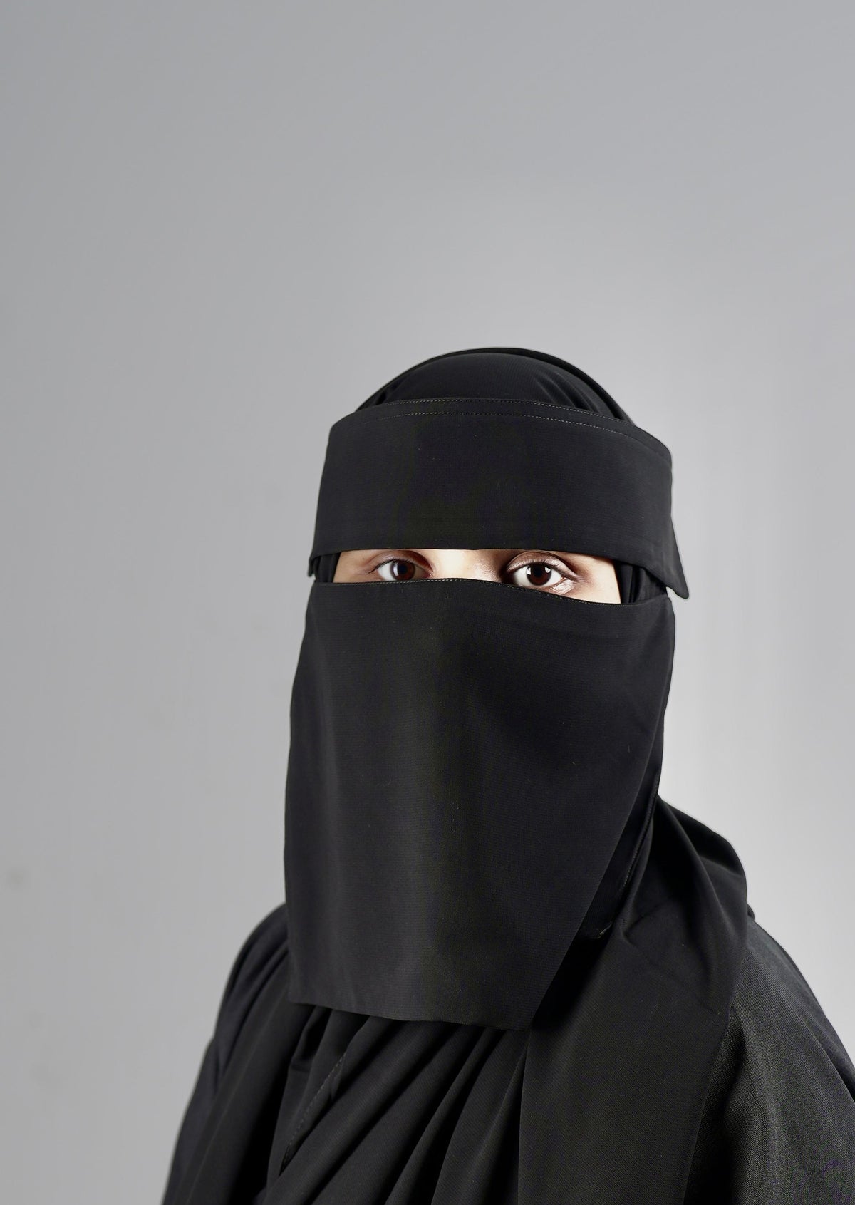 Liara Small Size Flap Niqab – 8 Inch Length