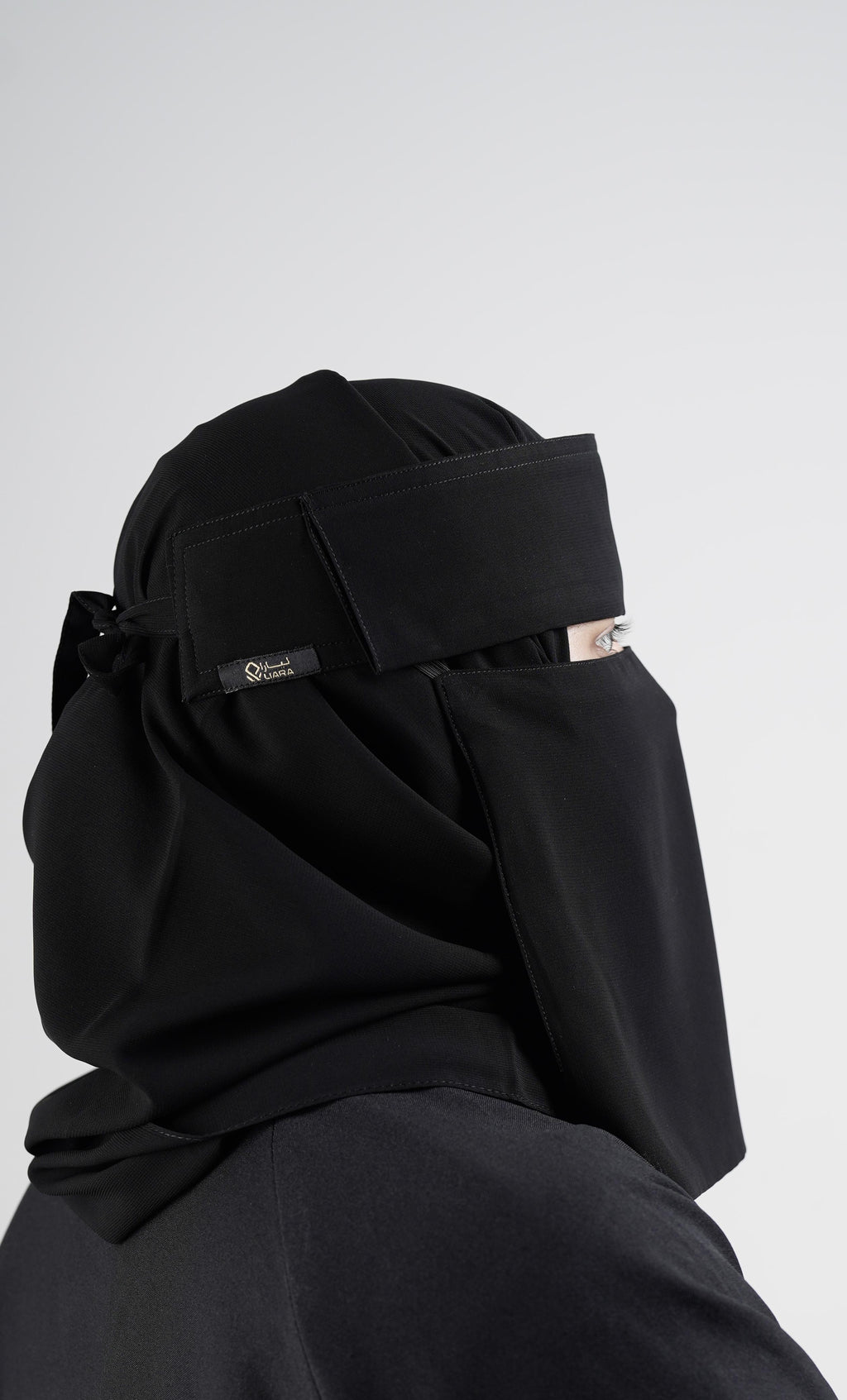Liara Small Size Flap Niqab – 8 Inch Length