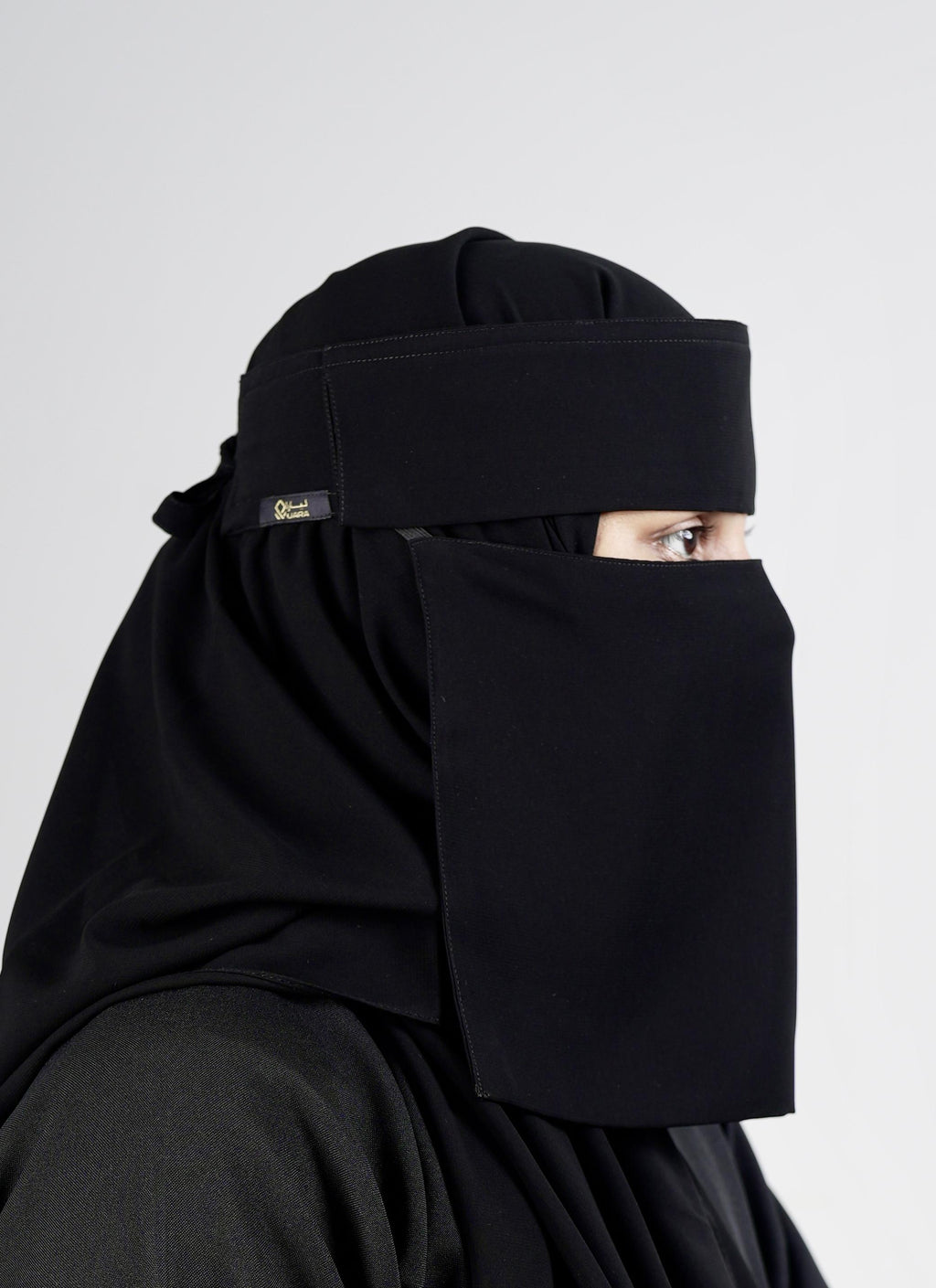 Liara Small Size Flap Niqab – 8 Inch Length