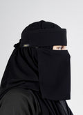 Liara Small Size Flap Niqab – 8 Inch Length