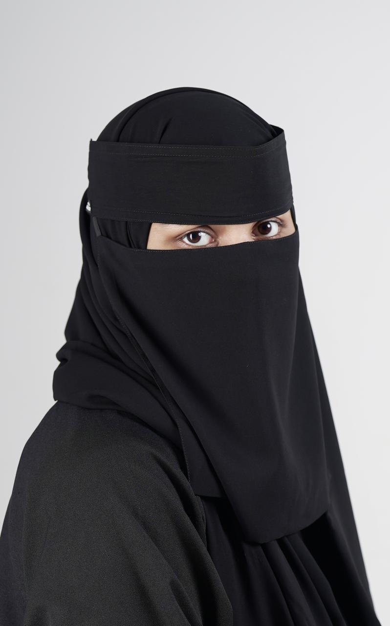 Liara Medium Niqab – 10 Inch Length