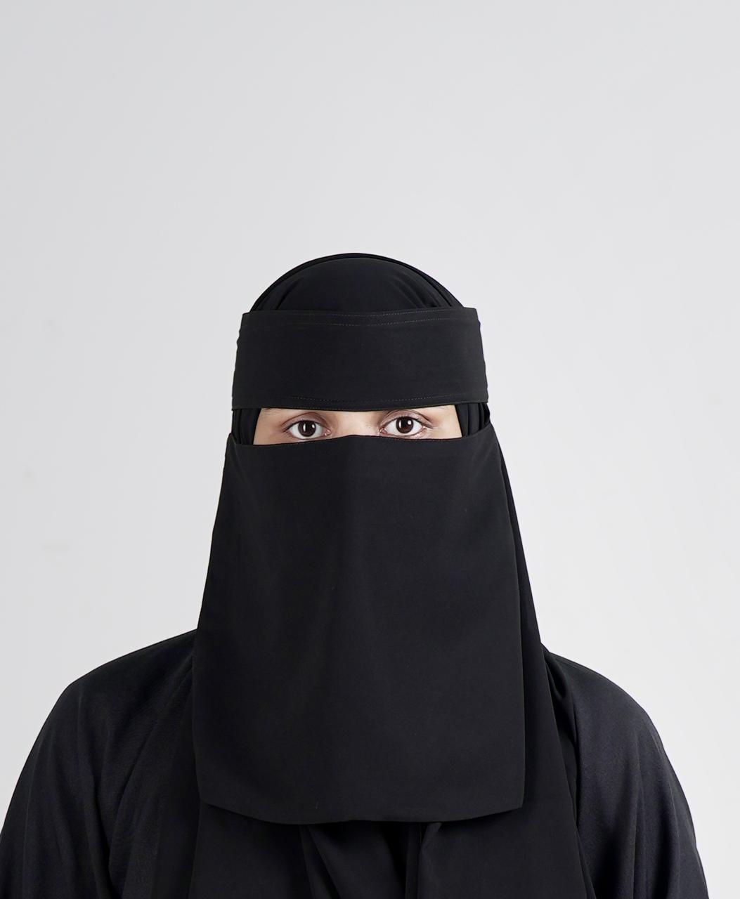 Liara Medium Niqab – 10 Inch Length