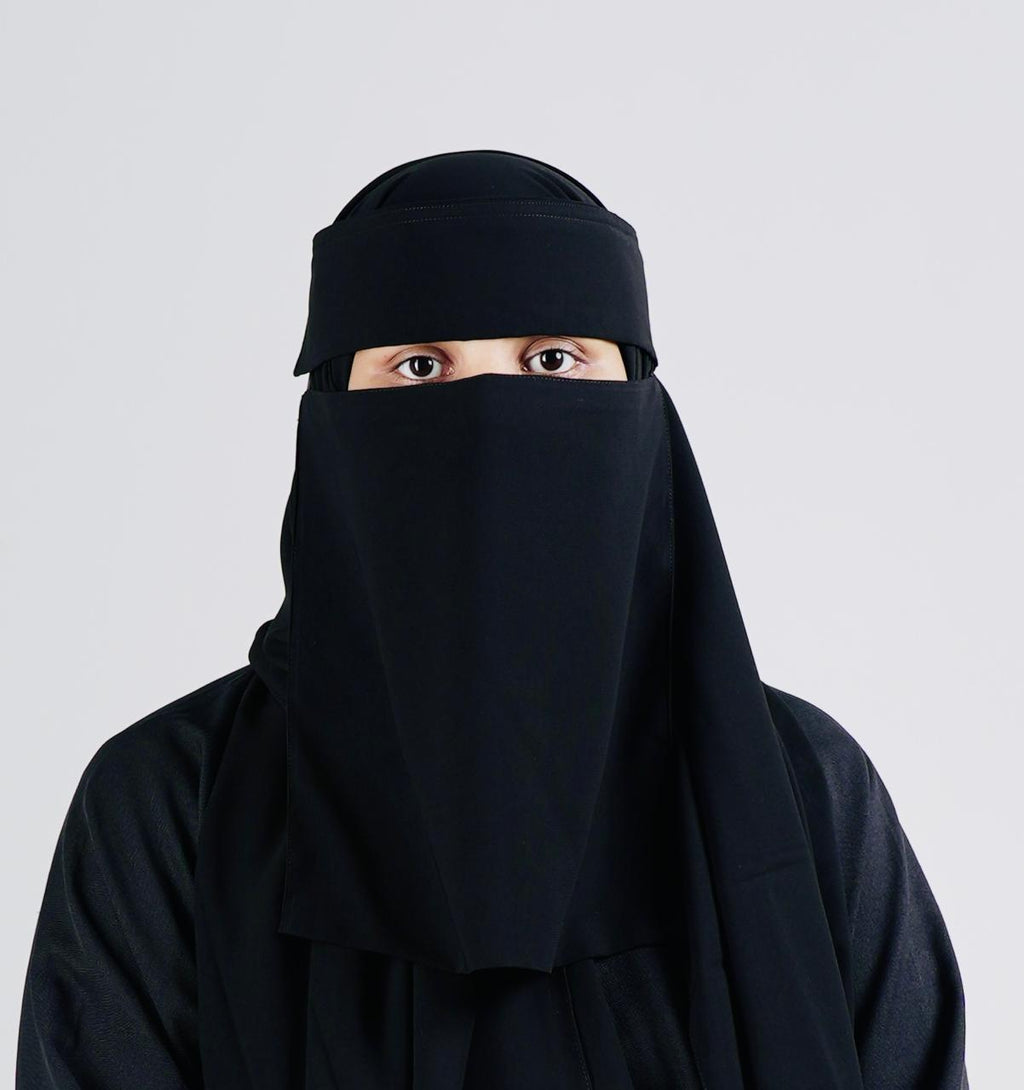 Liara Large Flap Niqab – 11 Inch Length